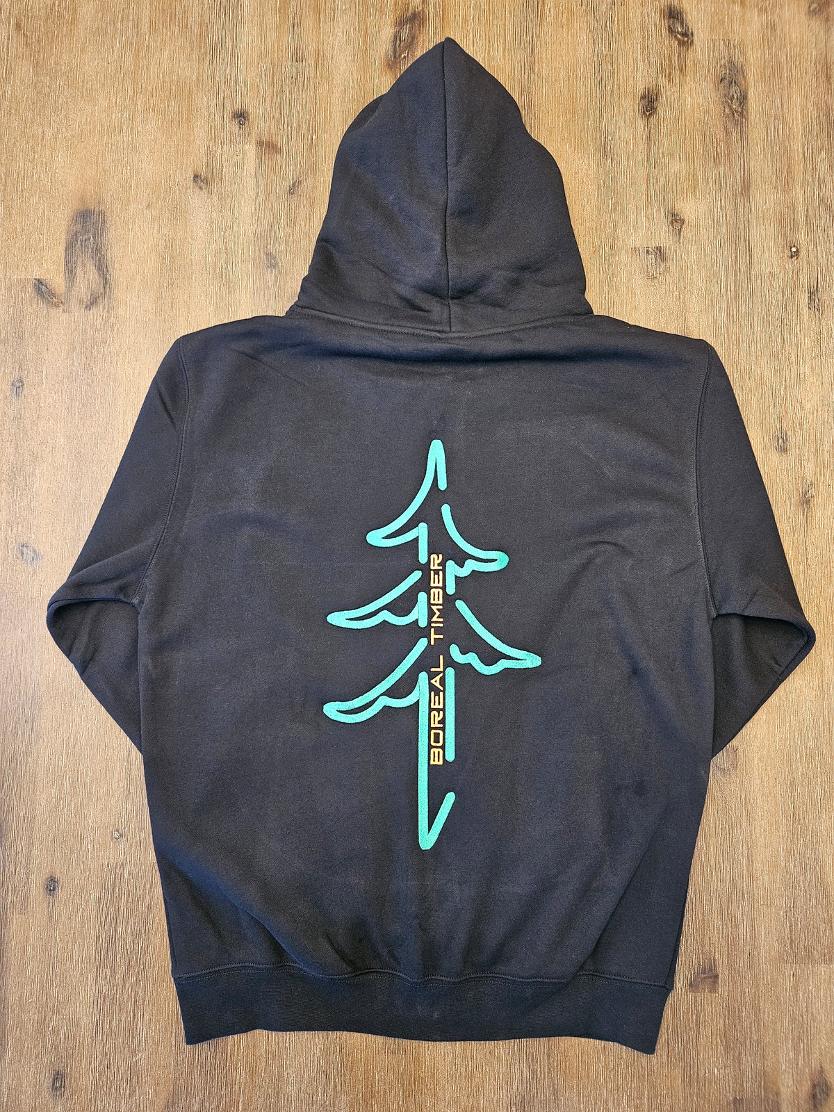 Timber Apparel Boreal Timber Zip Up Hoodie - Black