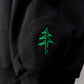 Boreal Timber Zip Up Hoodie - Black