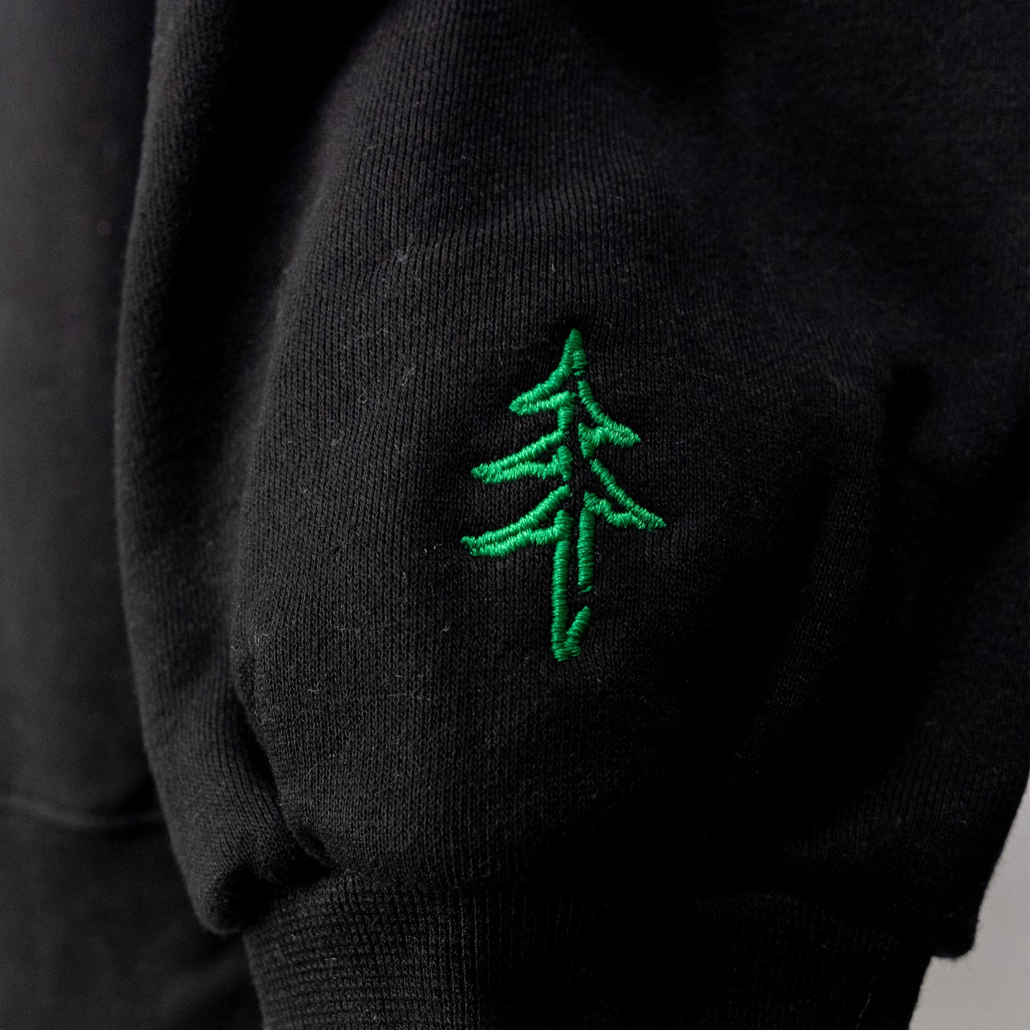 Boreal Timber Zip Up Hoodie - Black